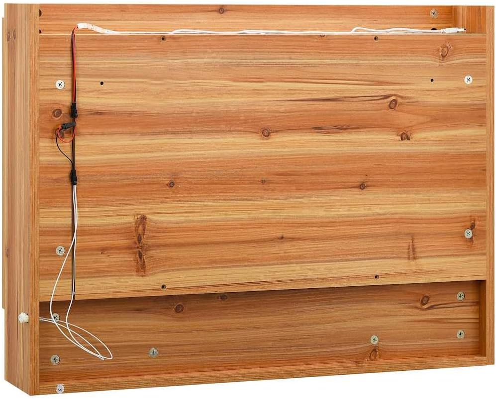 vidaXL LED Bad Spiegelschrank Badschrank Lichtspiegel Badspiegel Badezimmerspiegel Hängeschrank Badm