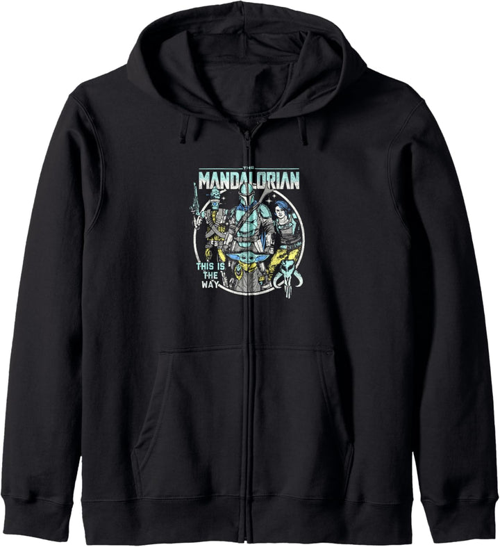 Star Wars: The Mandalorian Crew Pop Art Kapuzenjacke