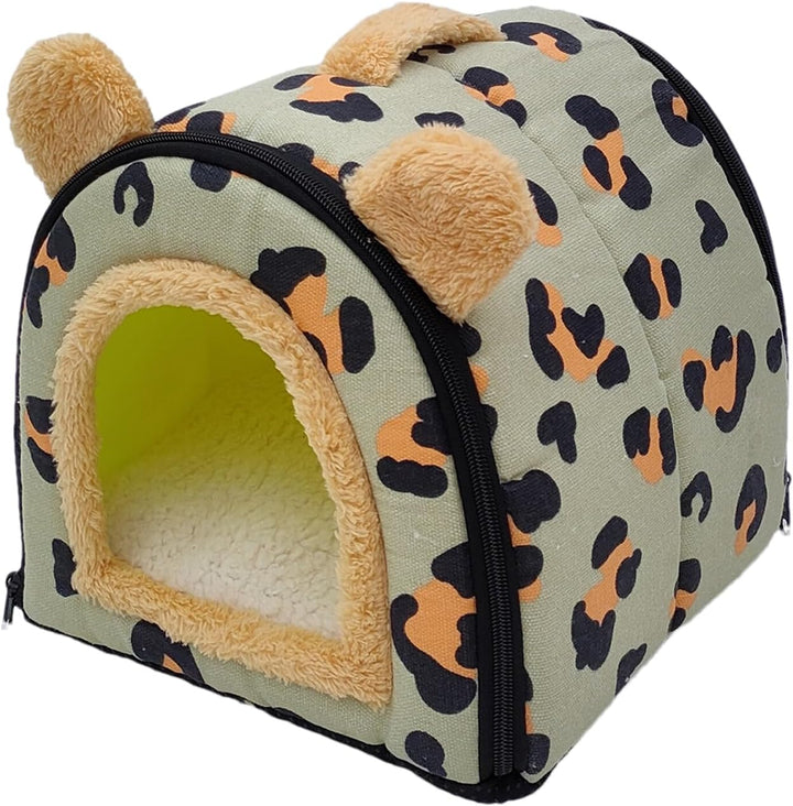 Generisch Bunny Bett,Weiches Warmes Kaninchenhaus - Für Indoor Outdoor Spielbereich Zuhause Hamster
