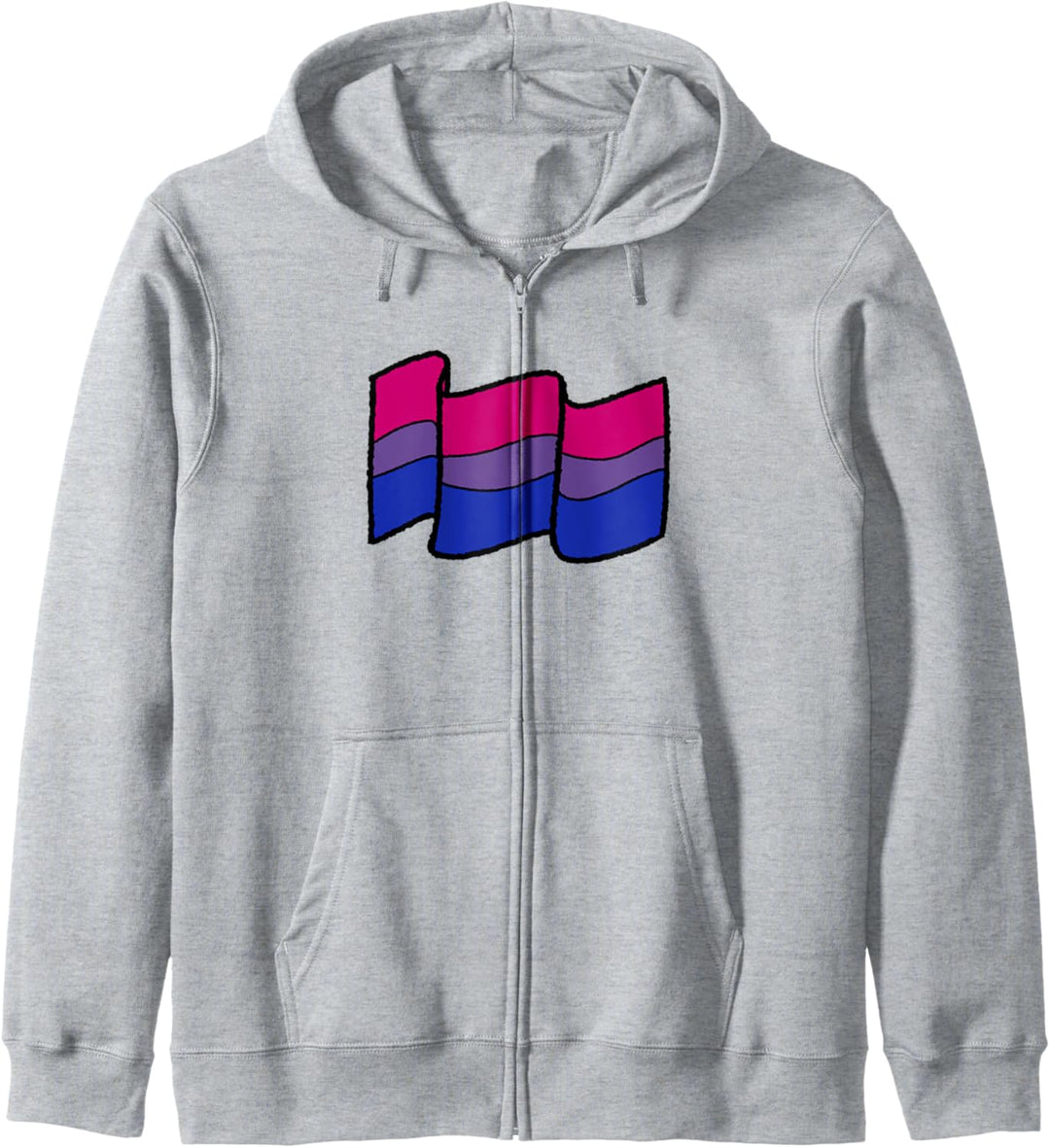 Trendy Pride Bisexual Flag Kapuzenjacke