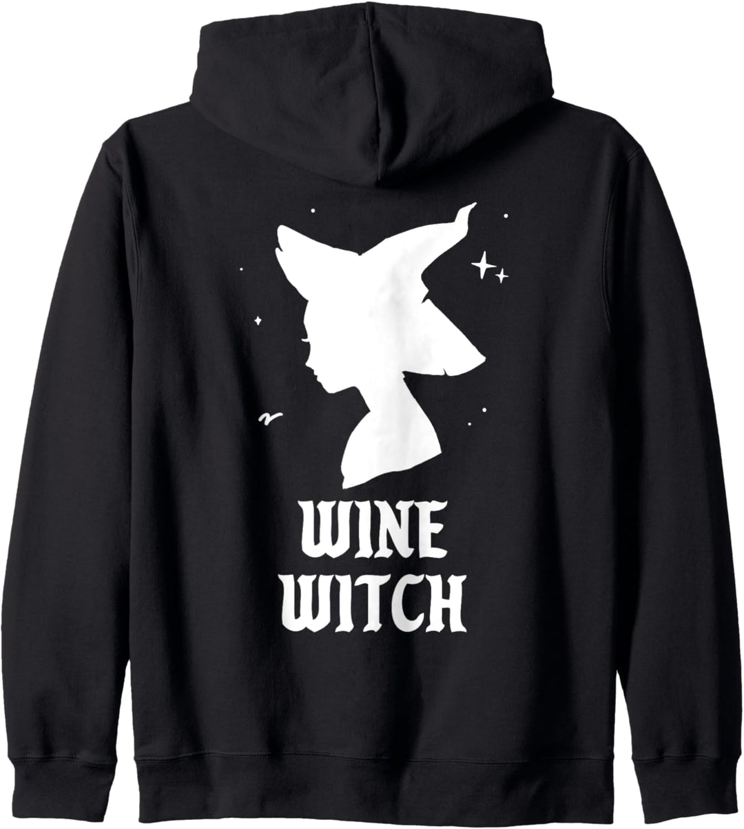 Wein-Hexe Funny Witches Spooky Gotik Halloween Kostüm Kapuzenjacke