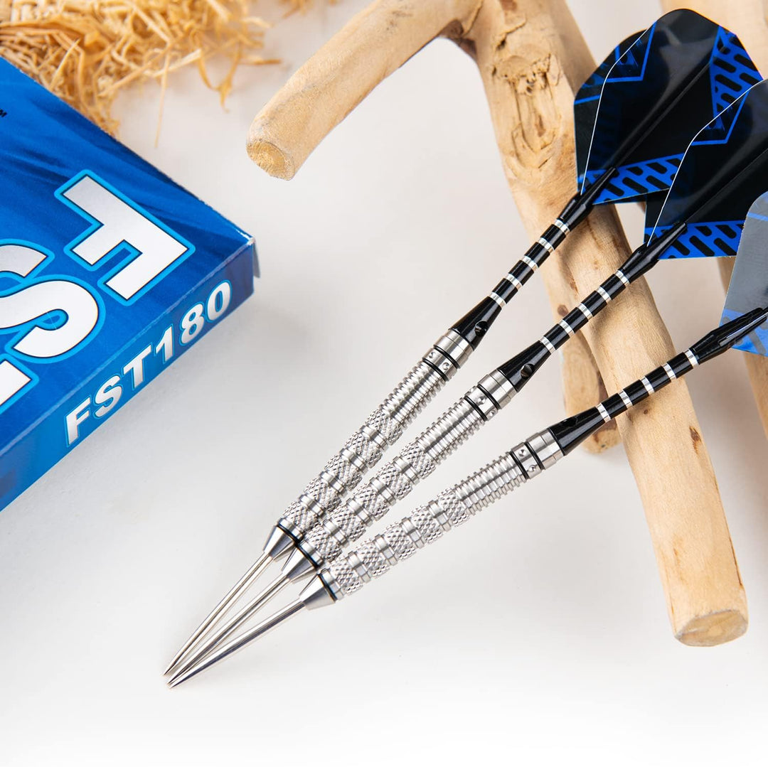 Formula Sports Dartpfeile mit Metallspitze 90% Tungsten Steel-Dartpfeile 3 Stück Profi Steeldarts in
