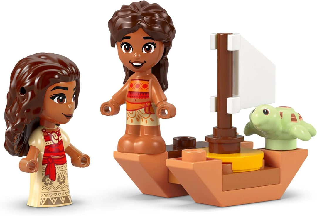 LEGO ǀ Disney Vaianas Inselspass, Bauset für Kinder, die gern fantasievoll Spielen, baubares Modell
