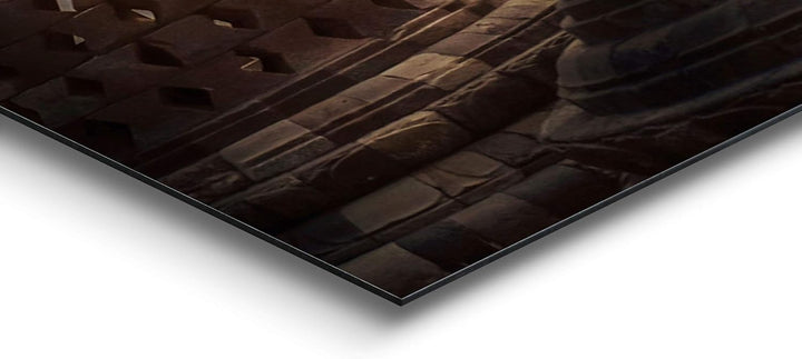 REINDERS Wandbild, Borobudur, Schlafzimmer, Bilder, Wanddeko, Room Decor, MDF, Braun, 52x156cm 156L