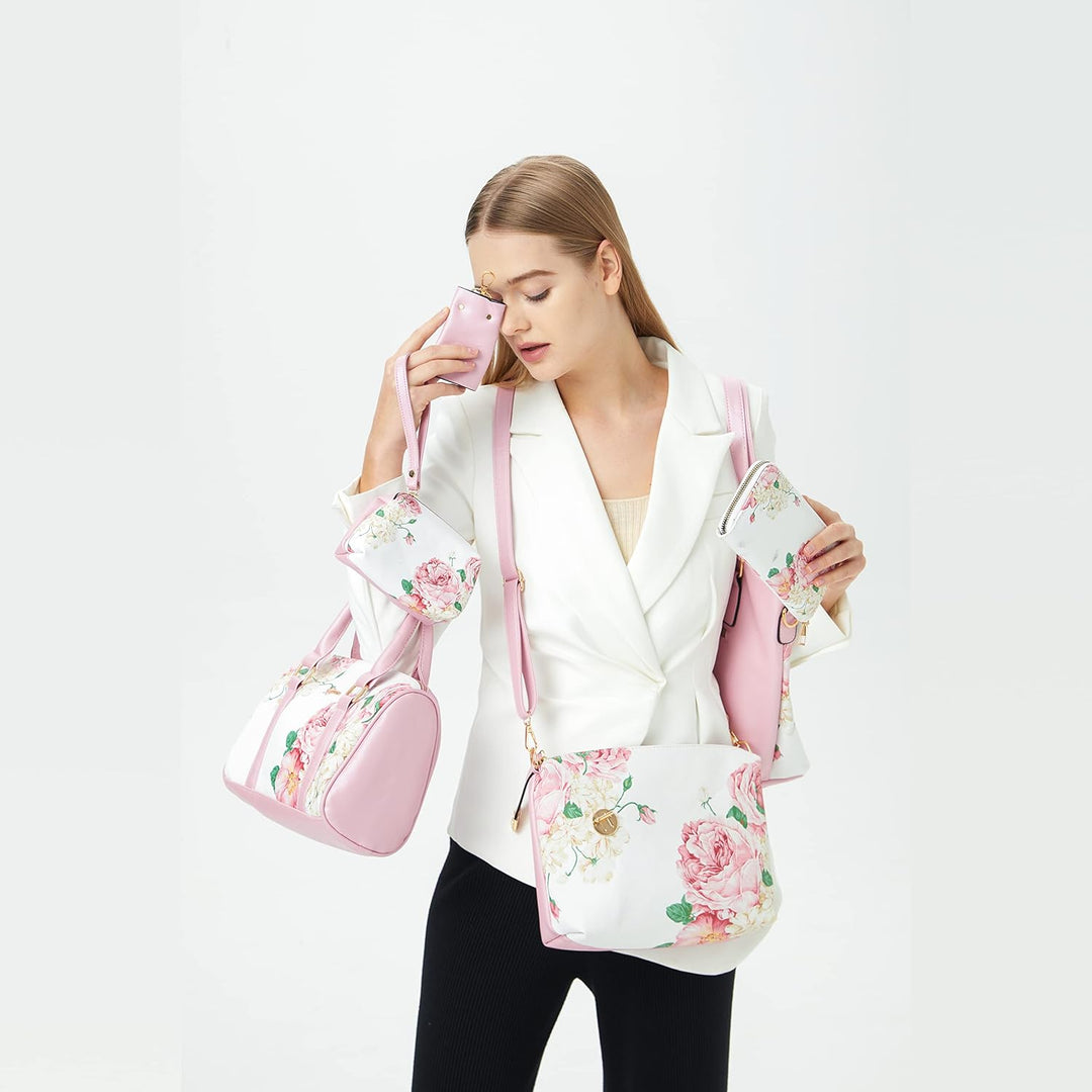 2E-youth - Ol; retro, lässig Damen 1c - Rosa & Weiss, 1c - Rosa & Weiss