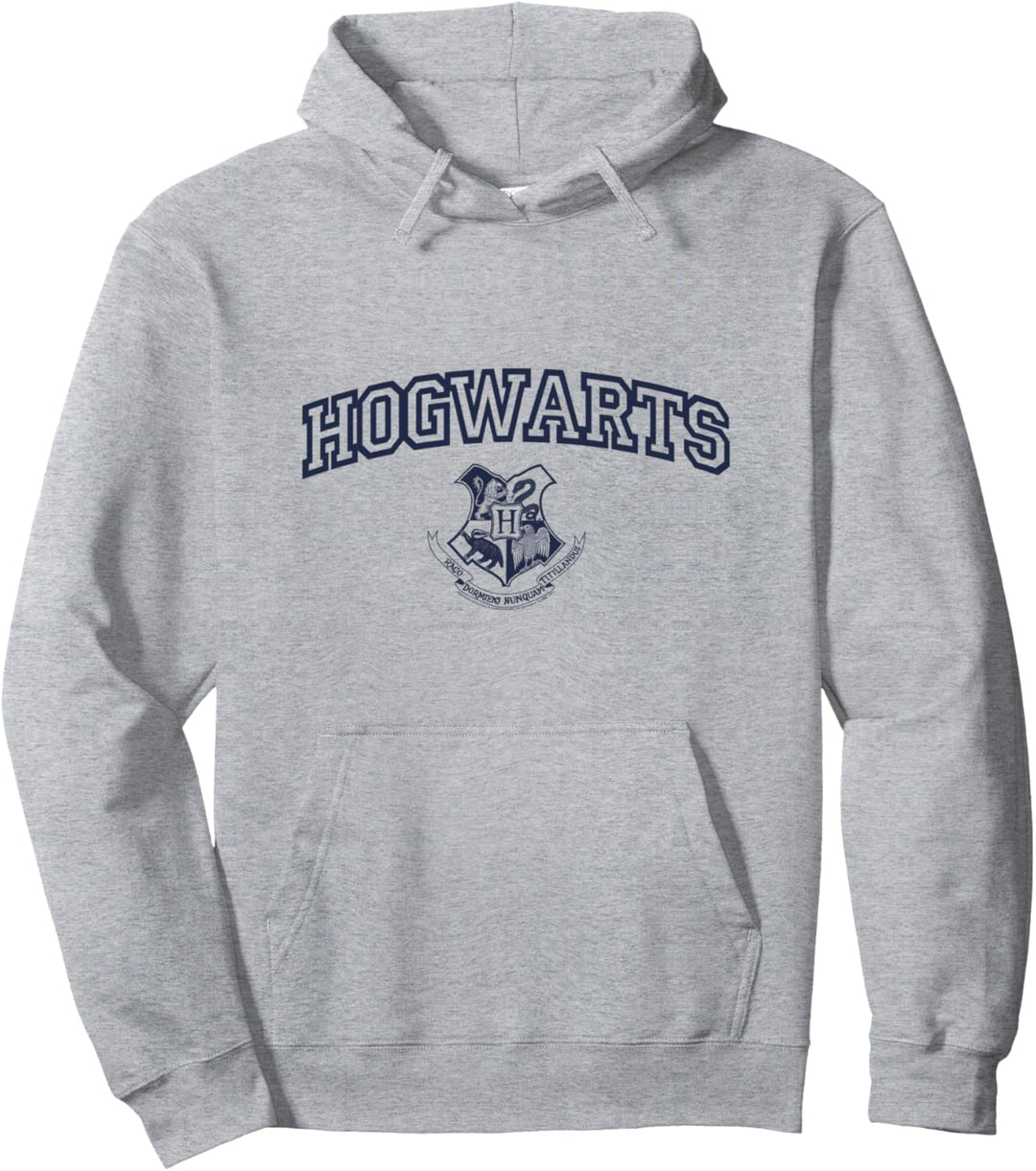 Harry Potter Hogwarts Crest Navy Pullover Hoodie