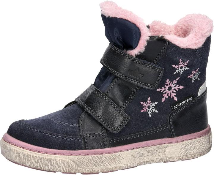 Lico Mädchen Sandrine V Schneestiefel 29 EU Marine Rosa, 29 EU Marine Rosa
