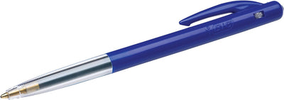 BIC 844345 Druckkugelschreiber M10 (0,32 mm) Schachtel à 50 Stück, blau, blau