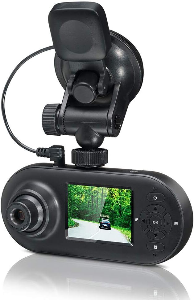 Motorola MDC500GW - Full HD Auflösung, WiFi Dual Dashcam mit GPS und Loop-Aufnahme, Dash Cam mit 150