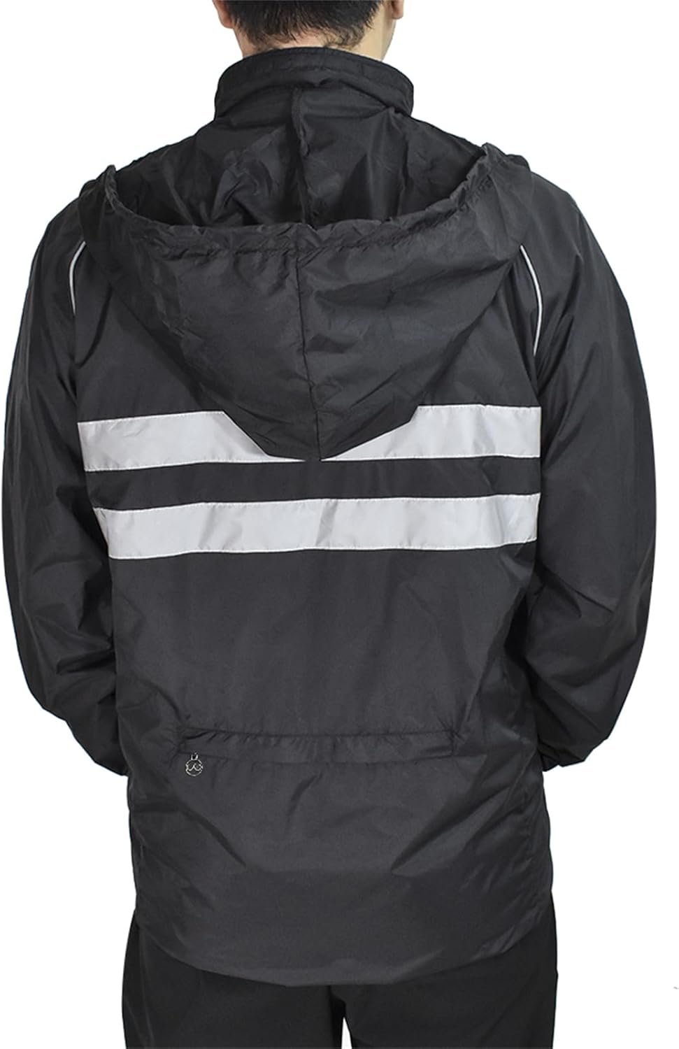 WOSAWE Herren Softshell Jacke mit Kapuze, Atmungsaktiv Windjacke Lightweightjacke für Wandern Radfah