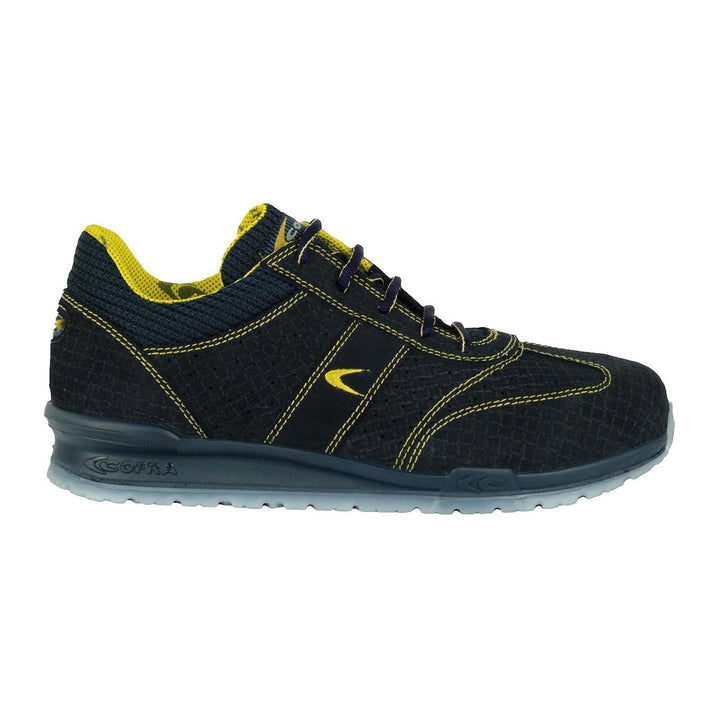 Cofra 78410-001.W40 SIVORI S1 P SRC Sicherheitsschuhe, Blau/Gelb, Grösse 40
