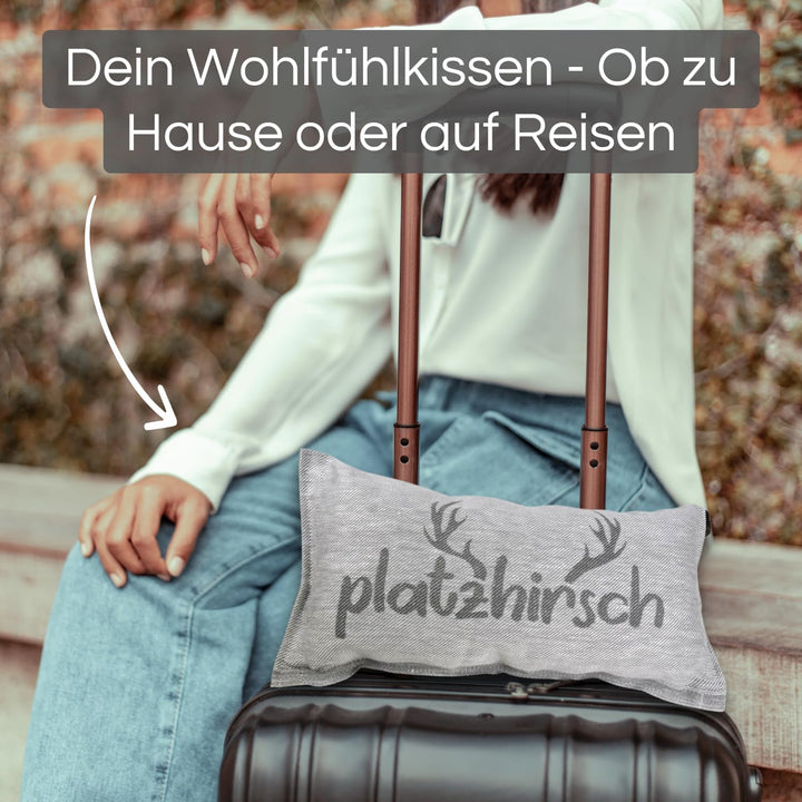 Jokipiin Premium Saunakissen 40 x 22 cm | 100% Made in Finland | ReisekissenLeinen Baumwolle