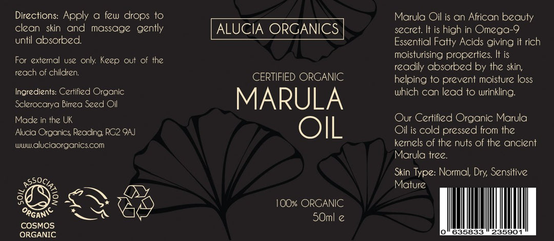 Zertifiziertes Bio Marulaöl 50ml – 100% reines Marulaöl für Gesicht, Körper und Haare – natürlich, k
