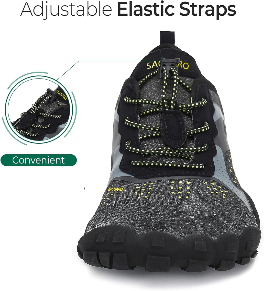 SAGUARO Herren Barfussschuhe Leicht Damen Traillaufschuhe rutschfeste Minimalistische Unisex Atmungs