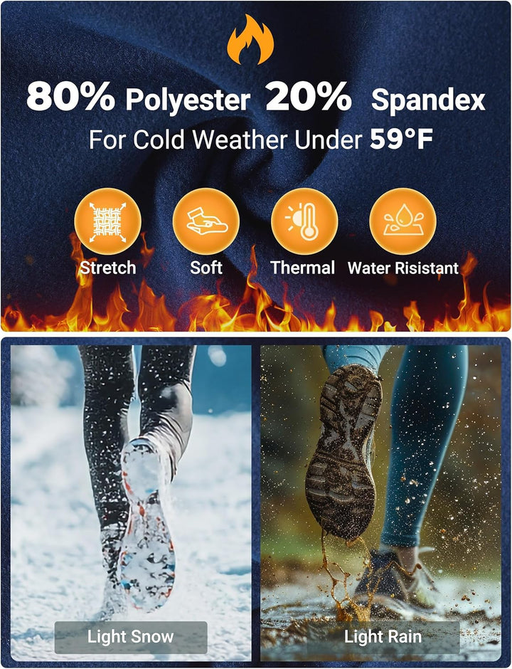 FitsT4 Sports Damen Winterreitleggings Fleece-Reithose Silikon Vollbesatz Reithose mit Reissverschlu