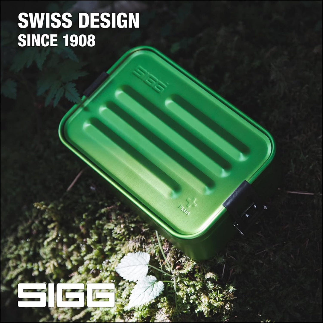 SIGG - Alu Lunchbox Plus - Brotdose Mit Unterteilung - Preisgekrönt - Spülmaschinenfest &amp; Mikrowelle