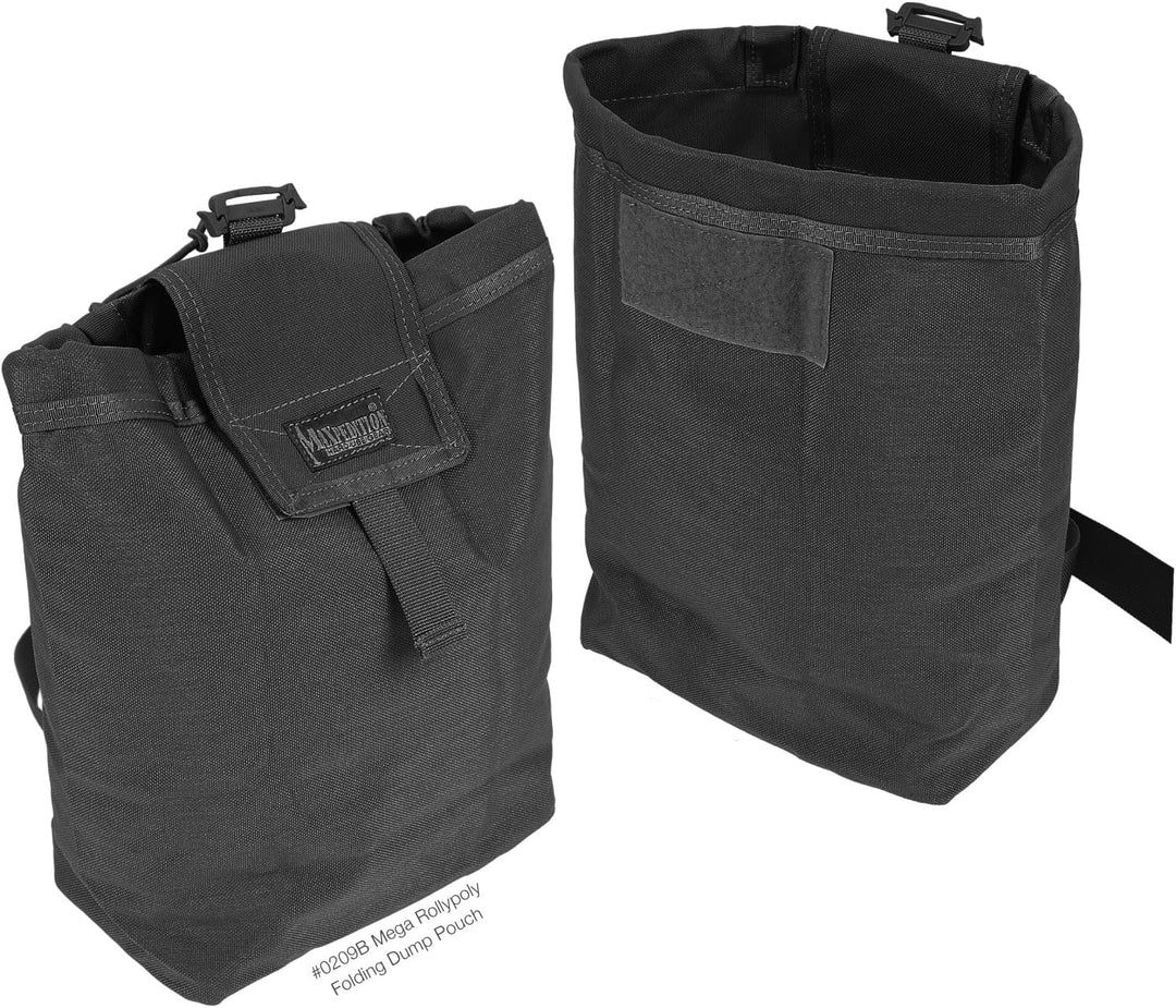 Maxpedition Faltbeutel Mega Rollypoly Schwarz, Schwarz