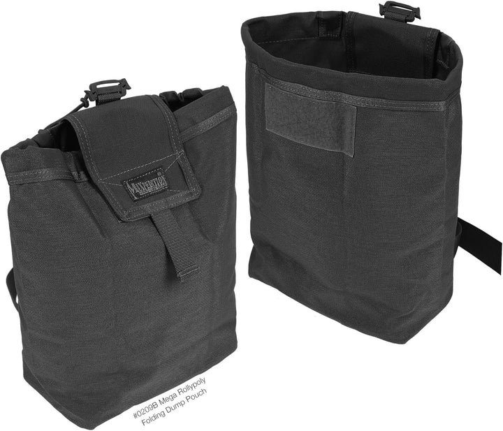 Maxpedition Faltbeutel Mega Rollypoly Schwarz, Schwarz