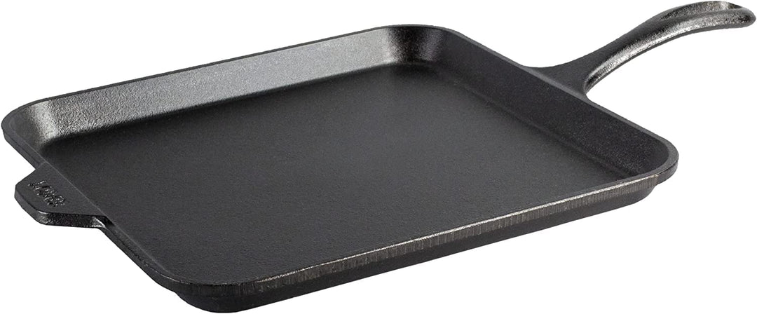 Lodge Gusseisen-Grillplatte, quadratisch, 27,9 cm, Grillplatte