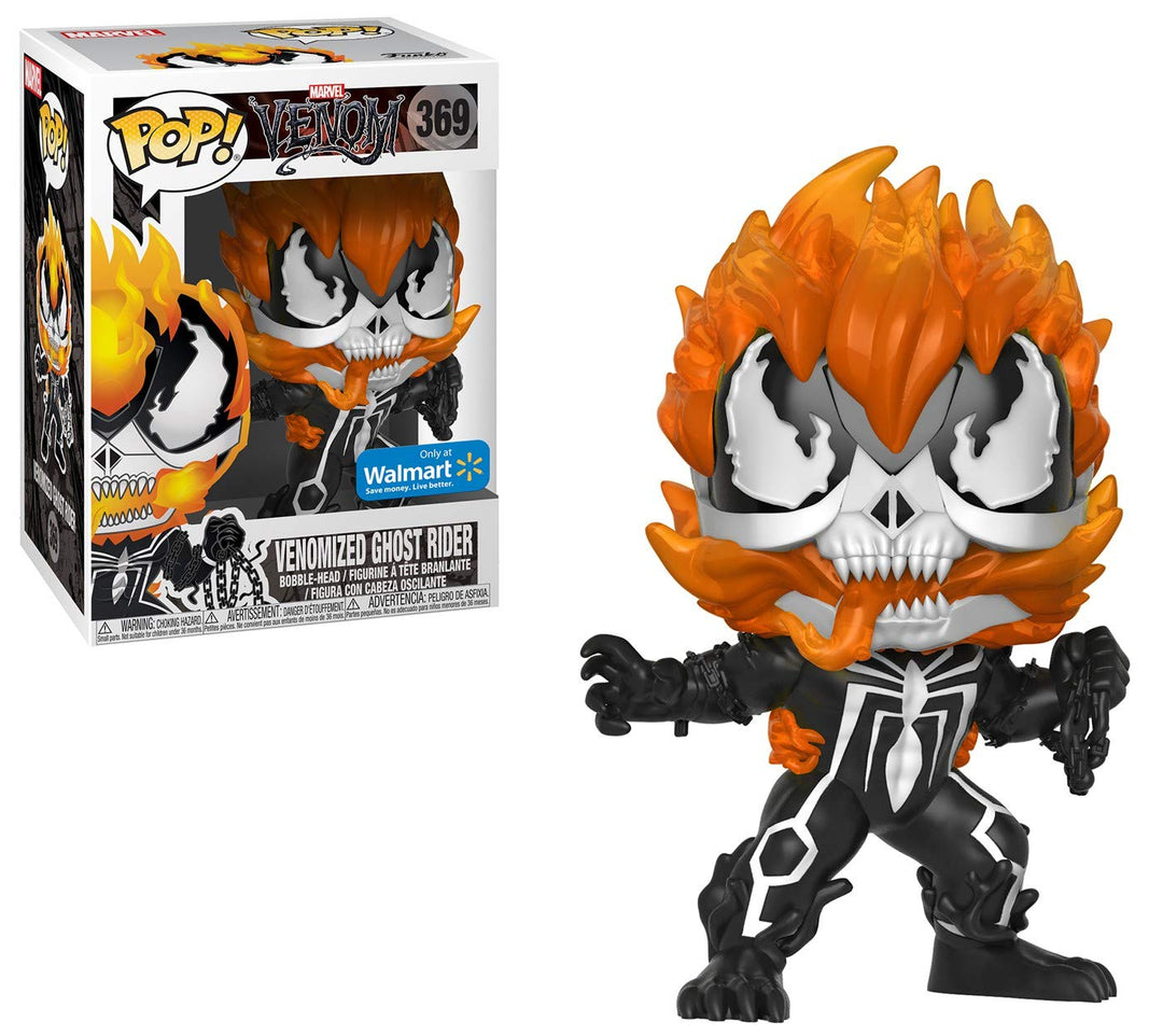 Marvel Funko Pop Venom Venomized Ghost Rider #369 Vinyl Figure Featuring Special Edition Sticker