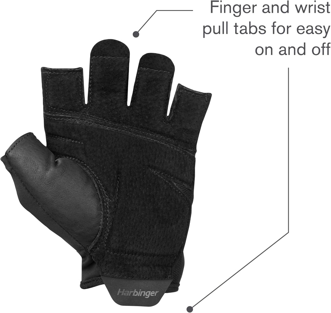 Harbinger Trainingshandschuhe, Schwerer Hebehandschuh für diejenigen, die mehr Handflächenschutz suc