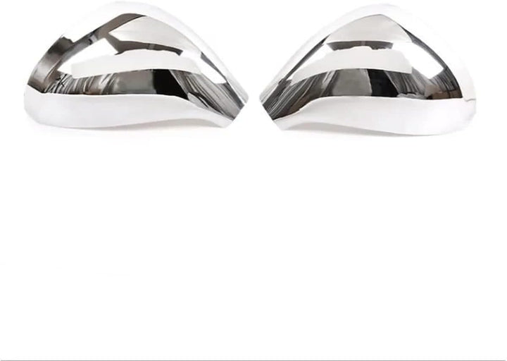 YANER Spiegelabdeckungen für Peugeot 207 308 2006-2014 Auto Modifikation Silber 2 Stück Set ABS glän
