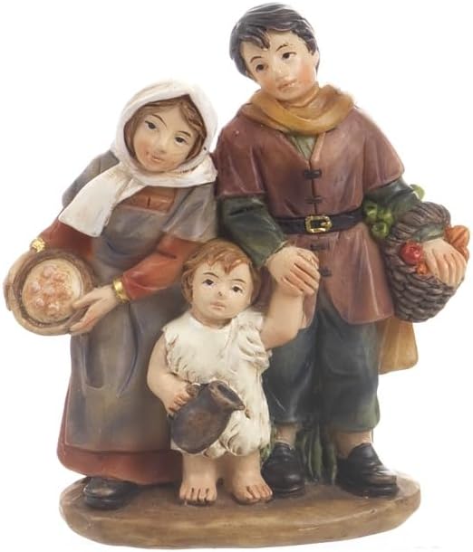 Articoli religiosi by Paben Set 18 Personaggi Presepe, 7 cm. in resina