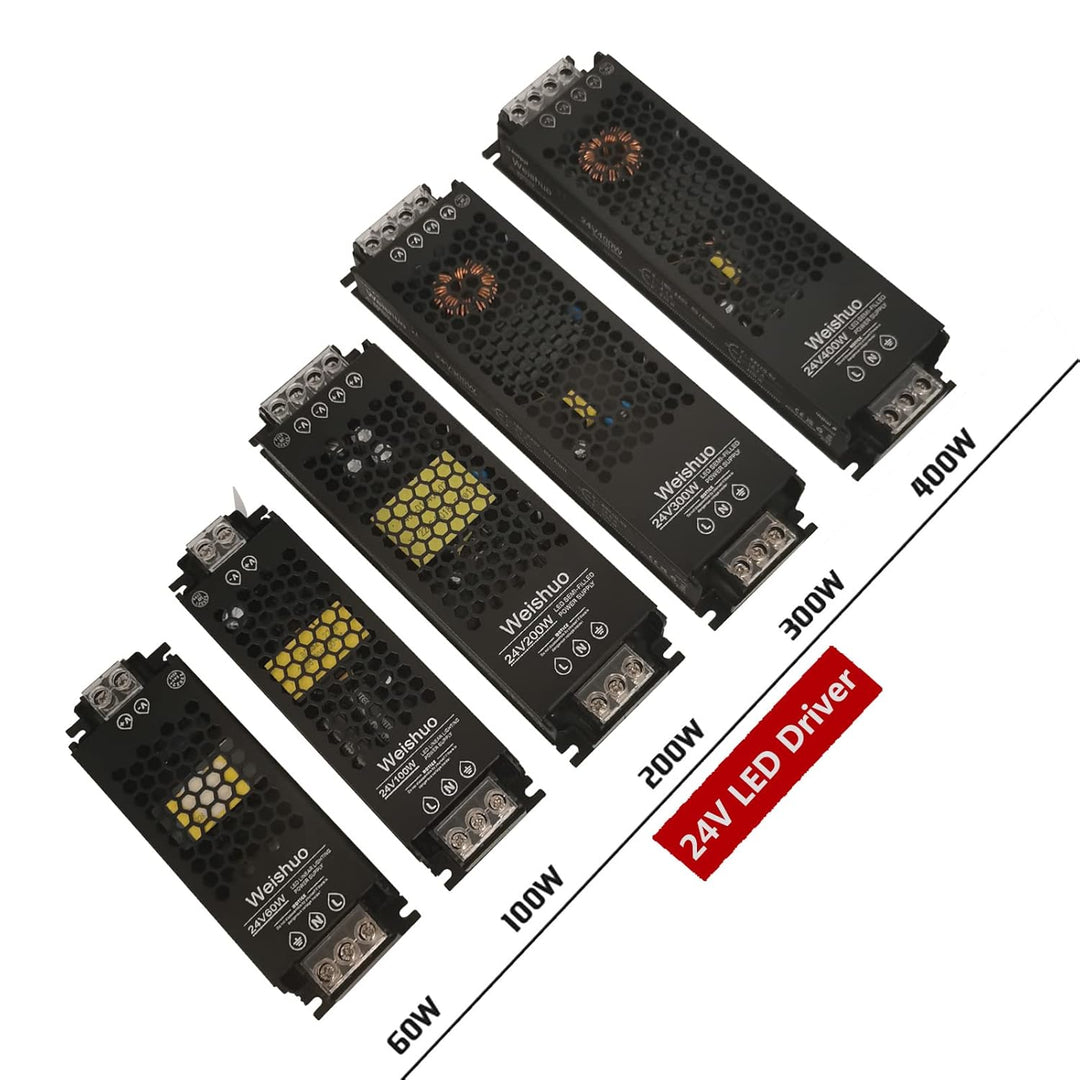 LED Trafo 24V 400W 16.7A IP20 LED Transformator AC 220V auf DC 24 Volt Konstante Spannung Schlankes