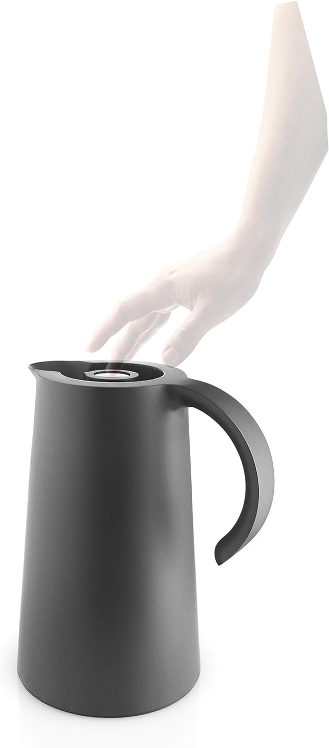 EVA SOLO | Rise Isolierkanne 1l black | Einfaches, funktionelles Design | Black