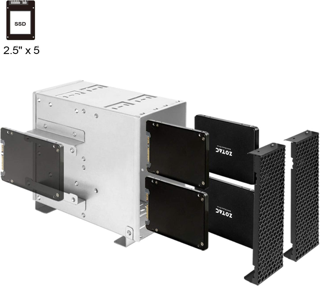 SilverStone Technology RM42-502, 4U Rackmount-Server Gehäuse, 240mm AIO, USB Typ-C, Kensington Schlo