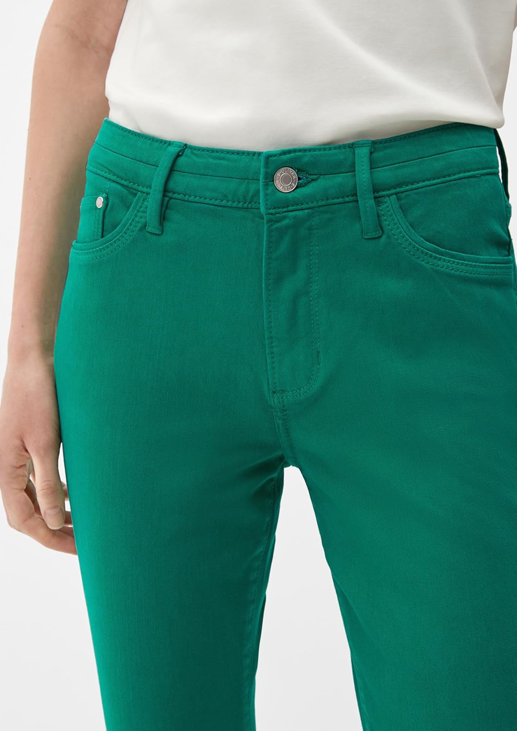 s.Oliver Damen Jeans, Betsy Slim Fit 32 Grün 76z8, 32 Grün 76z8