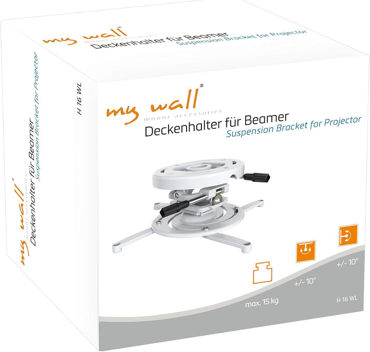 My Wall H 16 WL Beamer-Deckenhalterung Deckenhalter Weiss