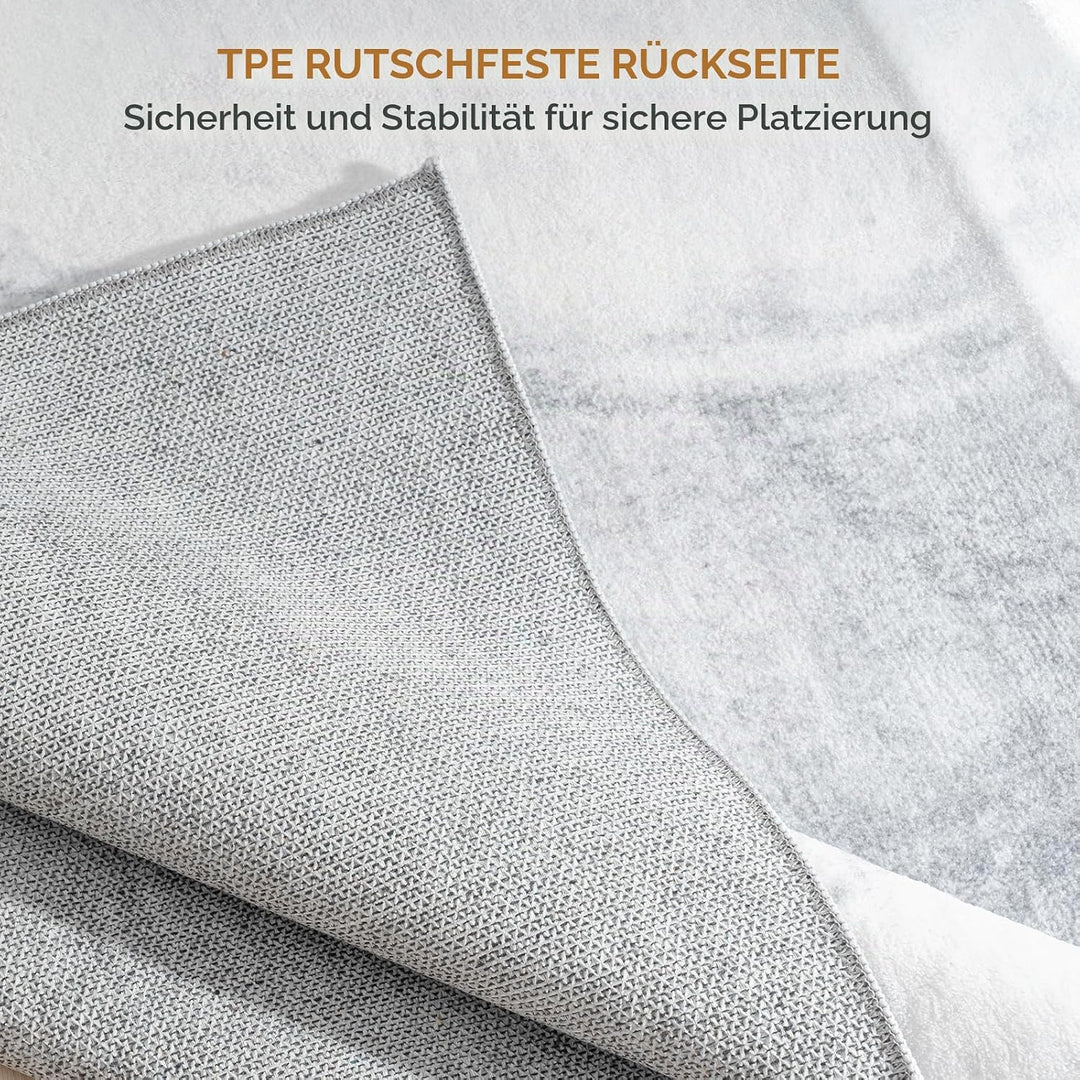 Vamcheer Teppich Wohnzimmer Kurzflor Moderner - Schlafzimmer Teppich Flauschiger,Waschbar Teppich de