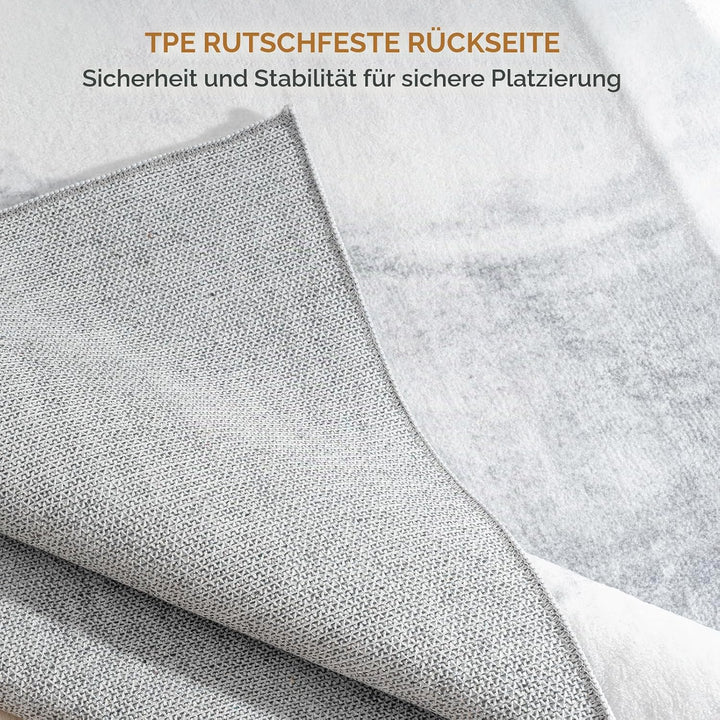 Vamcheer Teppich Wohnzimmer Kurzflor Moderner - Schlafzimmer Teppich Flauschiger,Waschbar Teppich de