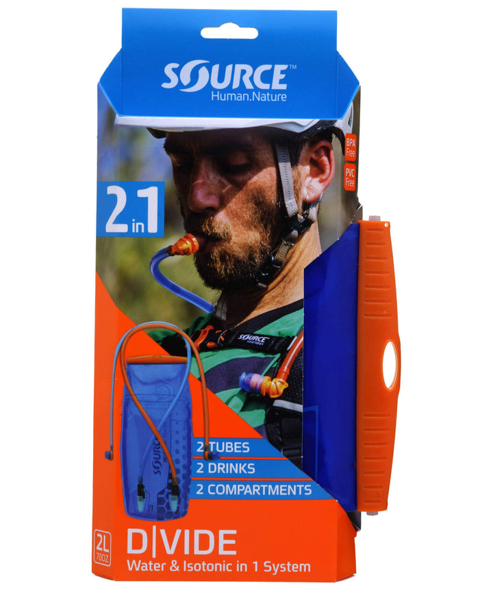 Source Widepac D|Vide Trinkblase 2 Liter blau, 2 Liter blau
