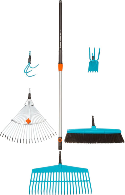 Gardena combisystem-Teleskopstiel 90-145 cm: Verlängerungsstiel für combisystem Geräte, stufenlos ve