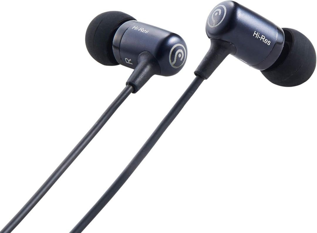 EarStudio HE100, High-Resolution Earphones, 3.5mm in-Ear Headphones, Distinctive Clear Sound, Single
