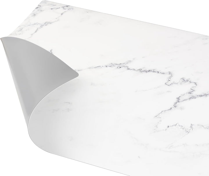 WENKO Abdeckmatte Mod. Marmor Schutzmatte Küche Vinylmatte hitzebeständig PVC 60x52 cm Mehrfarbig fü