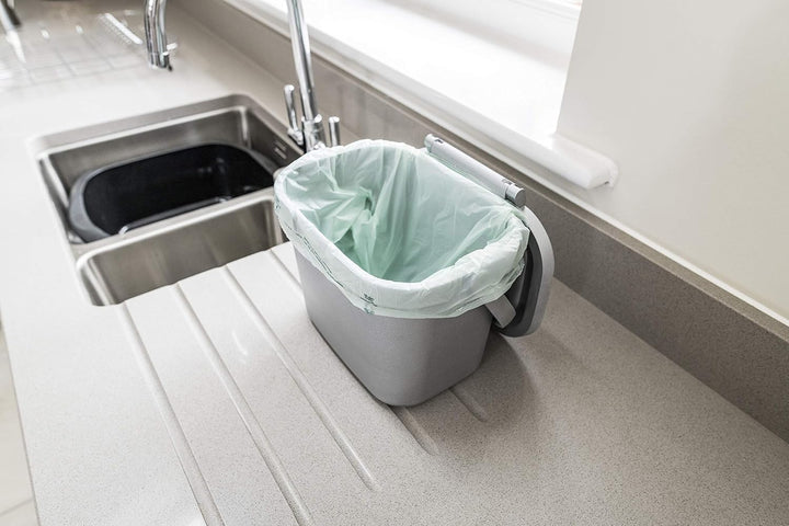 Addis, Komposteimer für Lebensmittelabfälle für die Küche, Plastik, dunkelgrün, Compost Caddy Compos