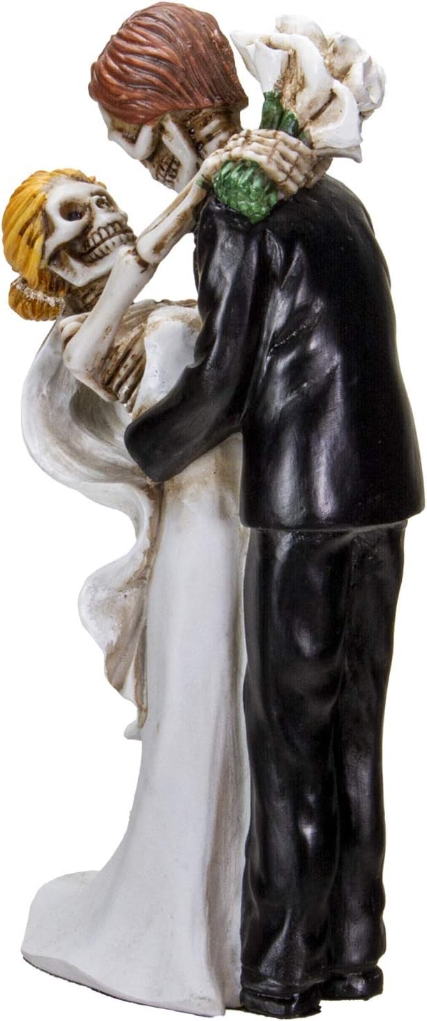 Pacific Giftware Love Never Dies Braut & Bräutigam Lovingly Embrace Hochzeitspaar Harz Figur