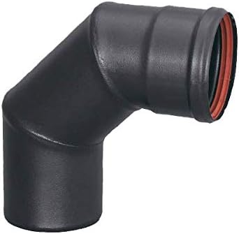 S&M 485633 Zubehör + emaillierter Schlauch bis 850°C für Pelletofen und Kamine mit Rohrdurchmesser 8
