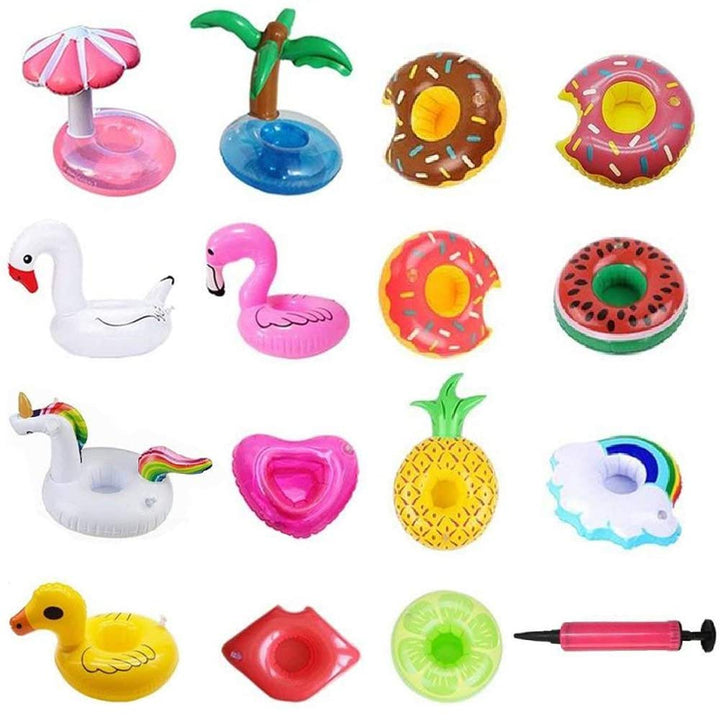 Amaza 4 In 1 Luftmatratze Pool Aufblasbarer mit Netz,wasserdichte Handyhülle & Starker Auftrieb Schw