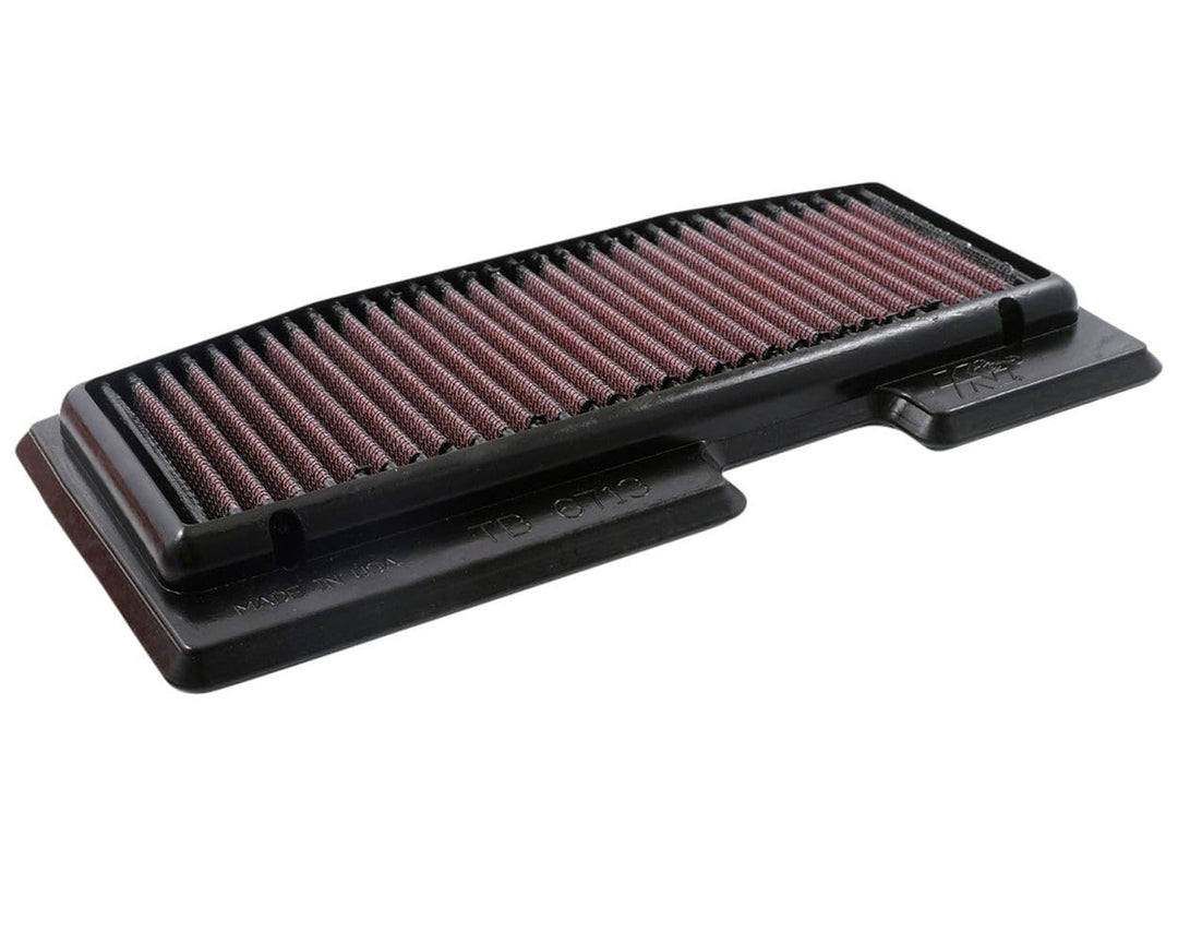 K&N TB-6713 Motorrad Tauschluftfilter, Rot Einzigartig, Einzigartig
