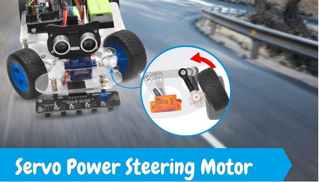 OSOYOO Robot Car V1.0, Elektronik Baukasten, Roboter Bausatz, Elektronik Baukasten Für Erwachsene, P