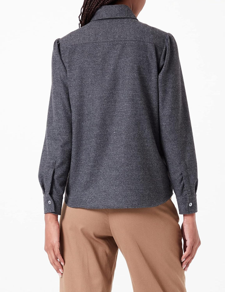 Seidensticker Damen Bluse 36 Grau, 36 Grau