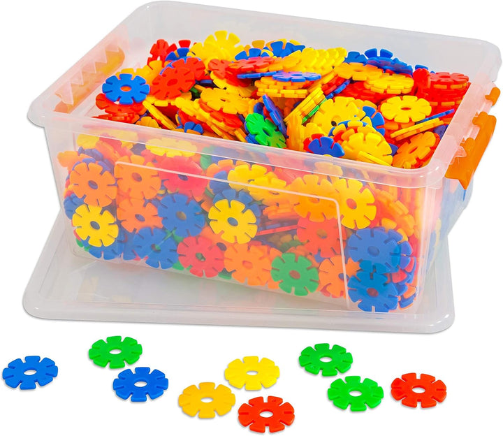 Betzold - Steckblümchen 1000-tlg. - Bunte Steckblumen-Bausteine Steckspiel Mehrfarbig, Mehrfarbig