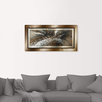 Artland Leinwandbild Wandbild Bild auf Leinwand 100x50 cm Wanddeko Abstrakte Kunst Geometrie Modern