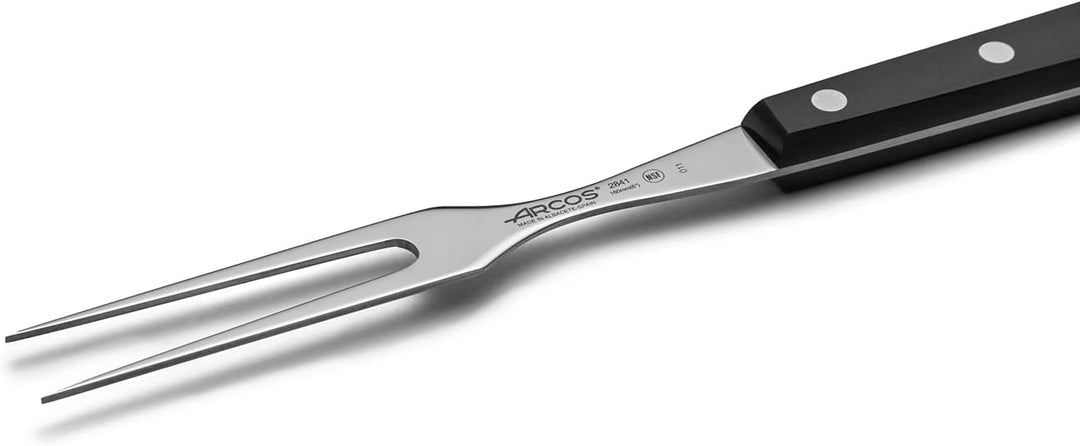 ARCOS Tranchiergabel aus Nitrum Edelstahl mit 160 mm Klinge - Ergonomischer Griff aus Polyoxymethyle