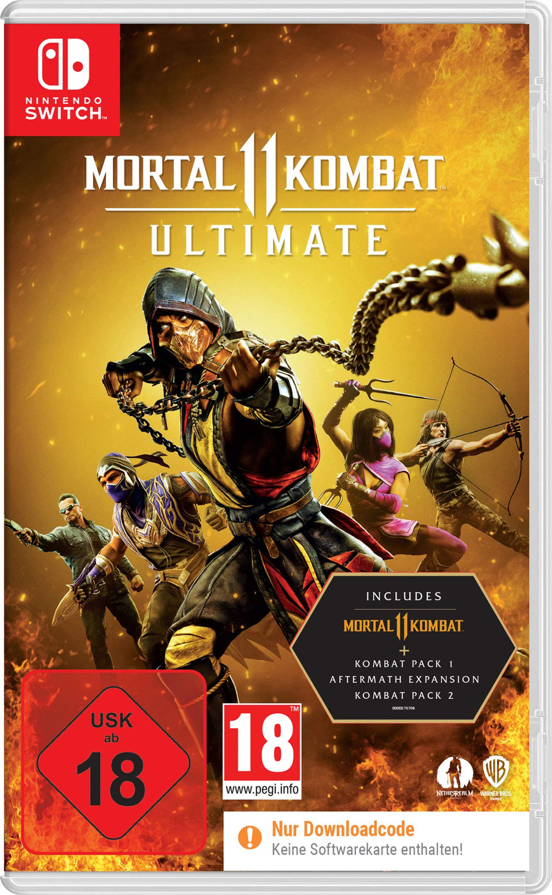 Mortal Kombat 11 Ultimate (Code in a Box) (Nintendo Switch) Nintendo Switch Standard, Nintendo Switc