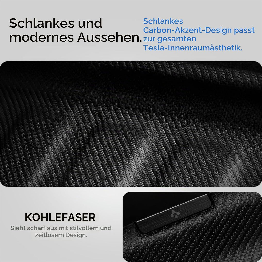 Spigen Tesla Model Y (~2024) Hintere Kofferraummatte für Aufbewahrung, Stossfestes XPE-Material zum